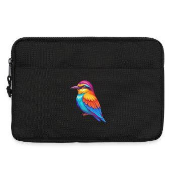 Bee Eater Colorful Kawaii Cartoon Character Bird - Laptop bag 13" - black - Front