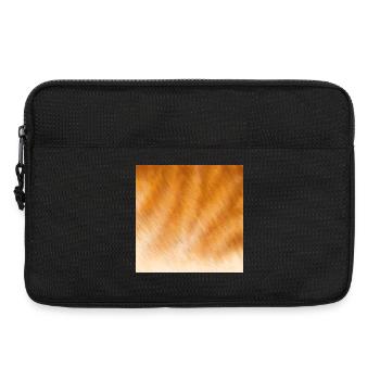 Red cat fur - Laptop bag 13" - black - Front