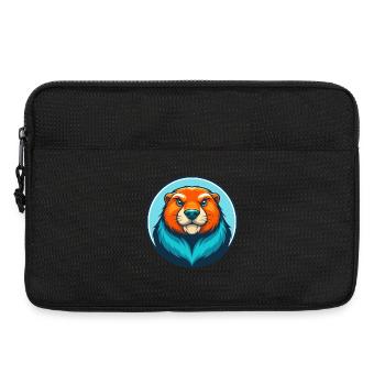 Murmeltier Niedliche Kawaii Cartoon Clipart Tier Haustier Logo - Laptoptasche 13" - Schwarz - Vorne