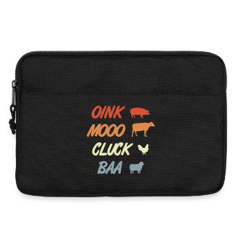 Sons d’animaux - Sacoche pour ordinateur portable 13 pouces - noir - Devant