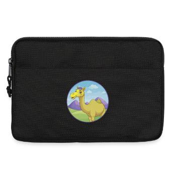 Camel Cute Kawaii Cartoon Clipart Animal Pet - Laptop bag 13" - black - Front