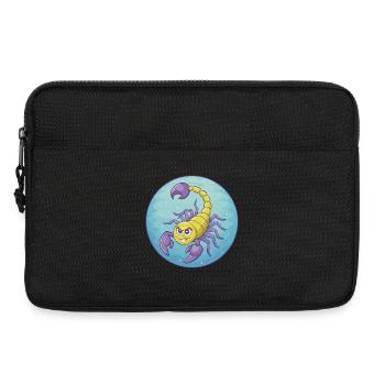 Skorpion Niedliche Kawaii Cartoon Clipart Tier Haustier - Laptoptasche 13" - Schwarz - Vorne