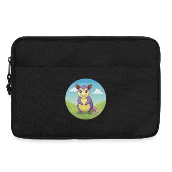 Possum Cute Kawaii Cartoon Clipart Animal Pet - Laptop bag 13" - black - Front