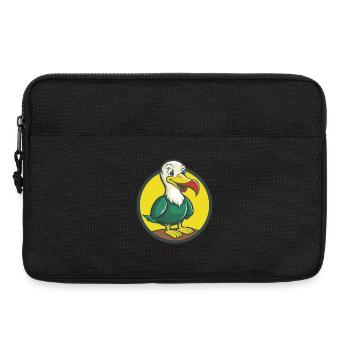 Albatross Cute Kawaii Cartoon Clipart Pet Animal - Laptop bag 13" - black - Front