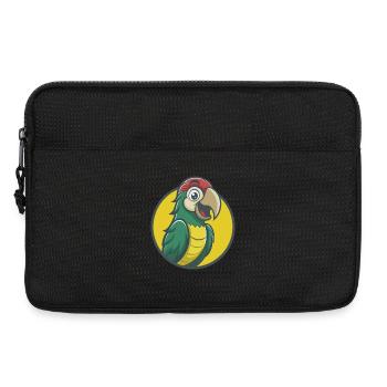 Parrot Cute Kawaii Cartoon Clipart Pet Animal - Laptop bag 13" - black - Front