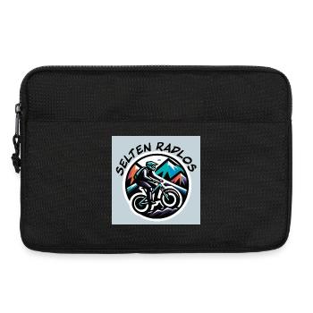 downhill mountainbike radfahren sport poster - Laptoptasche 13" - Schwarz - Vorne