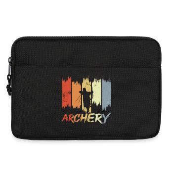 Bogensport - Laptoptasche 13" - Schwarz - Vorne