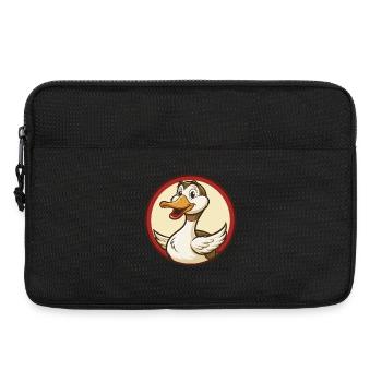 Goose Colorful Kawaii Cartoon Character Clipart - Laptop bag 13" - black - Front