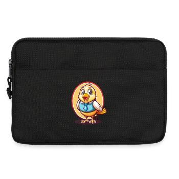 Canary Bird Funny Kawaii Cartoon Clipart Animal - Laptop bag 13" - black - Front