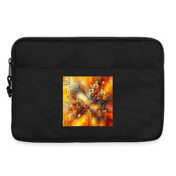 Squares 3 - Laptop bag 13" - black - Front