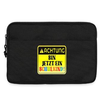 EINSCHULUNG SCHULKIND GRUNDSCHULE - Laptoptasche 13" - Schwarz - Vorne