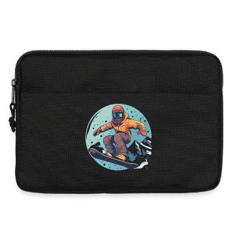 Snowboarding Graphics - Laptop bag 13" - black - Front