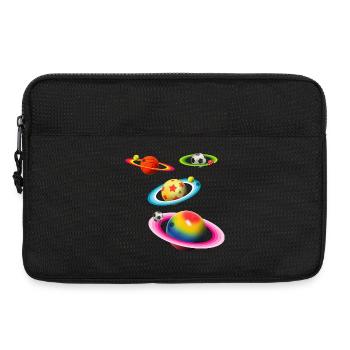 Balls Planets - Laptop bag 13" - black - Front