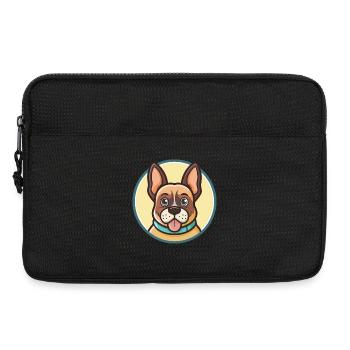 Braque Dupuy Dog Breed Cartoon Kawaii Clipart Pet - Laptop bag 13" - black - Front
