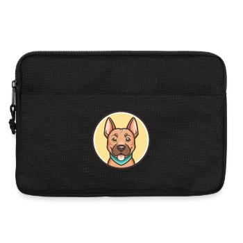 Phu Quoc Ridgeback Dog Breed Cartoon Kawaii - Laptop bag 13" - black - Front