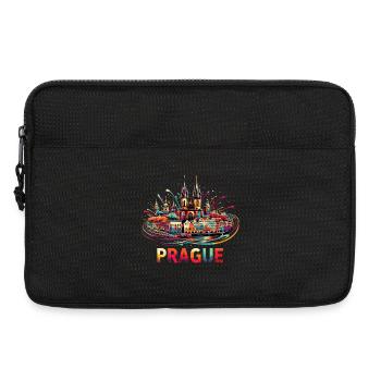 Prague Capitale République tchèque Cadeau - Sacoche pour ordinateur portable 13 pouces - noir - Devant