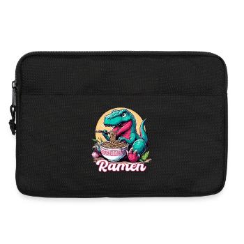 Cute T-Rex Ramen Dinosaur Gift - Laptop bag 13" - black - Front