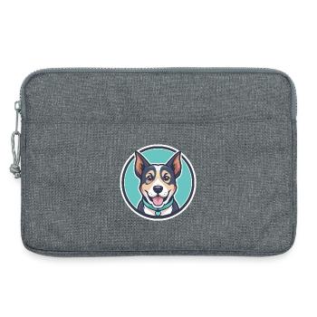 Can De Palleiro Dog Breed Cartoon Kawaii Clipart - Laptop bag 13" - heather grey - Front
