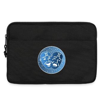 Zwillinge Sternzeichen - Laptoptasche 13" - Schwarz - Vorne