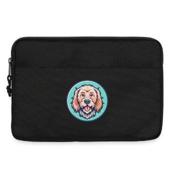Griffon Fauve De Bretagne Dog Breed Cartoon Kawaii - Laptop bag 13" - black - Front