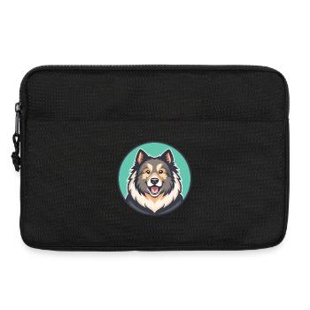 Himalaya-Schäferhund Hunderasse Karikatur Kawaii - Laptoptasche 13" - Schwarz - Vorne