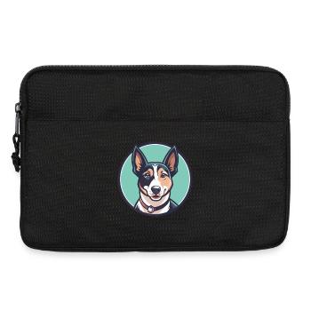 Hamiltonstovare Dog Breed Cartoon Kawaii Clipart - Laptop bag 13" - black - Front