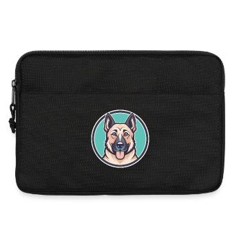 Kangal Schäferhund Hunderasse Cartoon Kawaii Clipart - Laptoptasche 13" - Schwarz - Vorne