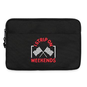 Drag Racing Rennwagen Drag Racer - Laptoptasche 13" - Schwarz - Vorne