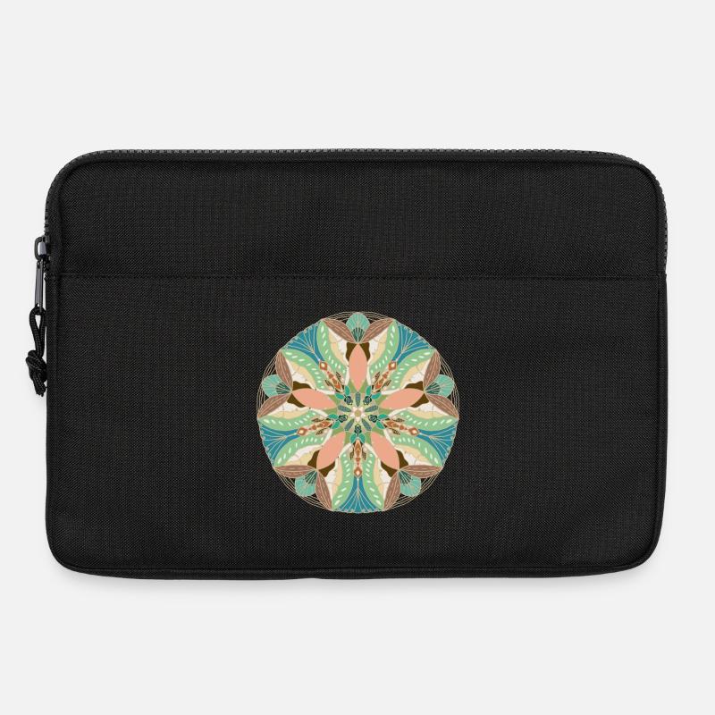 Fisch und Mond - Laptoptasche 13" - Schwarz
