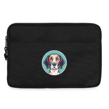 Alt Spanisch Vorstehhund Rasse Lustig Karikatur Kawaii - Laptoptasche 13" - Schwarz - Vorne