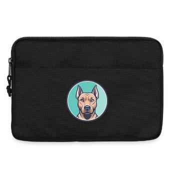 Phu Quoc Ridgeback Dog Breed Cartoon Kawaii - Laptop bag 13" - black - Front