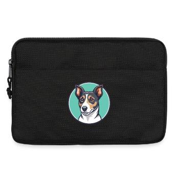 Tenterfield Terrier Hunderasse Lustiger Cartoon Kawaii - Laptoptasche 13" - Schwarz - Vorne