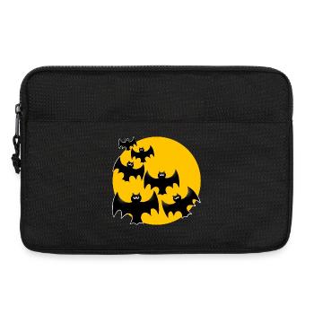 Halloween Fledermäuse - Laptoptasche 13" - Schwarz - Vorne