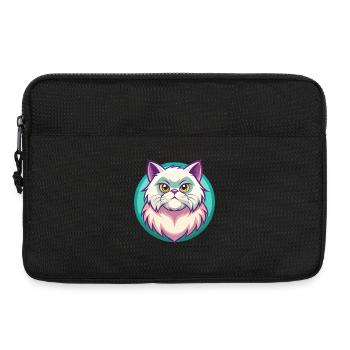 Colorpoint Persische Katze Rasse Cartoon Kawaii Tier - Laptoptasche 13" - Schwarz - Vorne