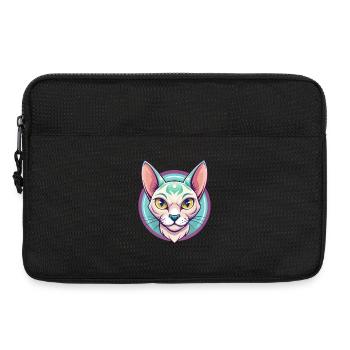 Singapura Cat Breed Cartoon Kawaii Animal Pet - Laptop bag 13" - black - Front
