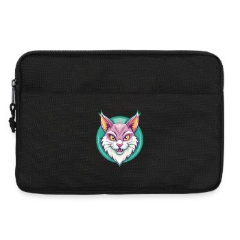 Cymric Cat Breed Cartoon Kawaii Animal Pet - Laptop bag 13" - black - Front