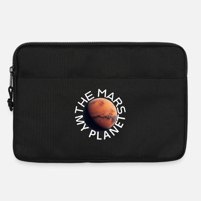 Mars-Entdecker Motiv auf Kleidung - Laptoptasche 13" - Schwarz