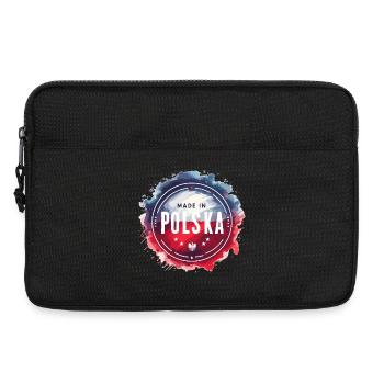Made in Polska Polen polnisch rot weiß Geschenk - Laptoptasche 13" - Schwarz - Vorne