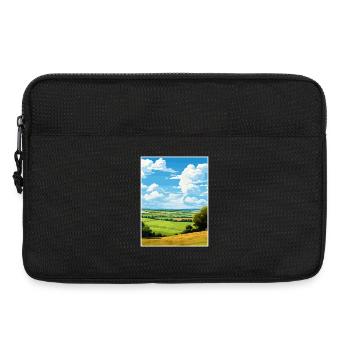 Kent Downs Aonb Affiche de voyage Souvenir Peinture WPA - Sacoche pour ordinateur portable 13 pouces - noir - Devant
