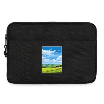 Affiche de voyage East Devon Aonb Souvenir Paint WPA - Sacoche pour ordinateur portable 13 pouces - noir - Devant