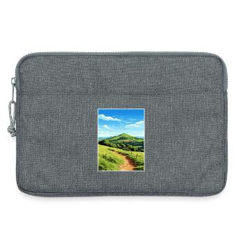 Malvern Hills Aonb Reise Poster Souvenir Farbe WP - Laptoptasche 13" - Grau meliert - Vorne