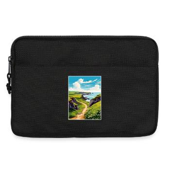 Hartland Quay Devon Vintage Voyage Poster Souvenir - Sacoche pour ordinateur portable 13 pouces - noir - Devant