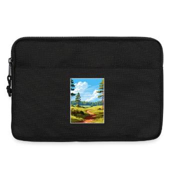 Cannock Chase Aonb Reise Poster Souvenir Farbe WP - Laptoptasche 13" - Schwarz - Vorne