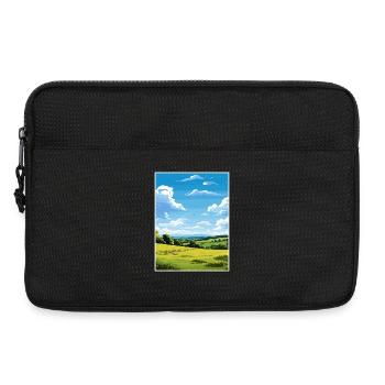 Blackdown Hills Aonb Travel Poster Souvenir WPA - Laptop bag 13" - black - Front
