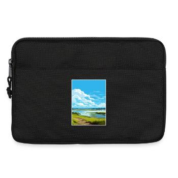 Strangford Lough Aonb Reiseposter Souvenir WPA - Laptoptasche 13" - Schwarz - Vorne