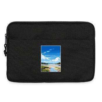 Arnside et Silverdale Aonb Voyage Poster Souvenir - Sacoche pour ordinateur portable 13 pouces - noir - Devant