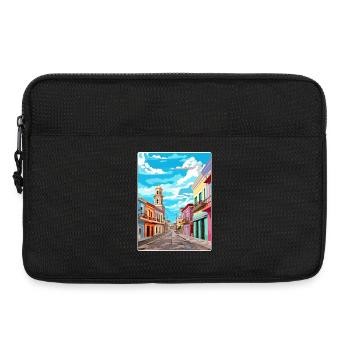 Salvador Brasilien Reise Poster Souvenir Farbe WPA - Laptoptasche 13" - Schwarz - Vorne
