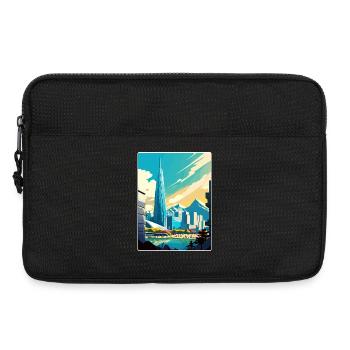 Seoul Südkorea Reise Poster Souvenir Farbe WPA - Laptoptasche 13" - Schwarz - Vorne