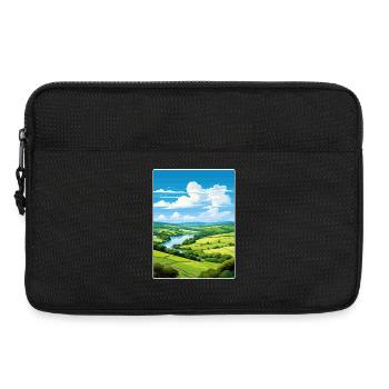 Wye Valley Aonb Reise Poster Souvenir Farbe WPA - Laptoptasche 13" - Schwarz - Vorne