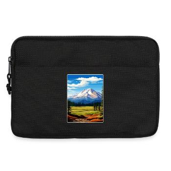 Parc national volcanique de Lassen Californie Voyage - Sacoche pour ordinateur portable 13 pouces - noir - Devant
